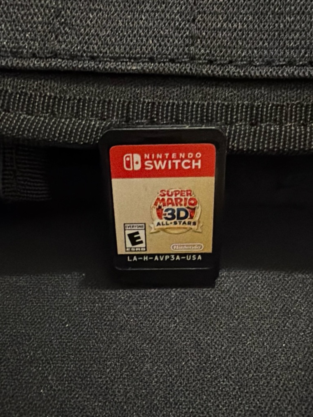 Nintendo Switch Game Card - Black with Red Label